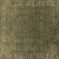 thumbnail image 1 of Ahgly Company Indoor Square Oriental Brown Industrial Area Rugs, 7' Square, 1 of 4