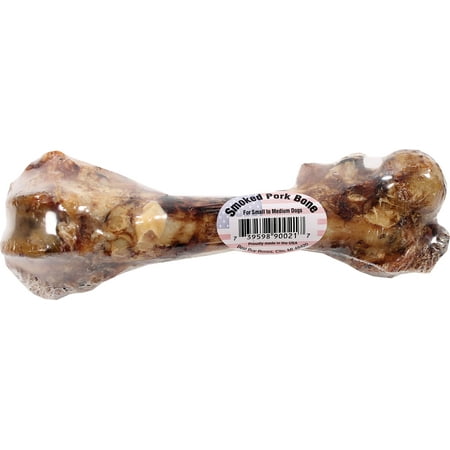 Best Buy Bones-Smoked Pork Bone Dog Chew- Natural 8 Inch (Case of 20 (Best Natural Casing Hot Dogs)