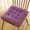Purple, variant on Chair Cushions for Dining Chairs Set of 1, Kitchen Chair Cushions with Non-Slip Backing, Memory Foam Seat Cushions for Kitchen Chairs, Indoor Chair Pads with Ties, 15.5 x 15.5X 4 Dark Grey