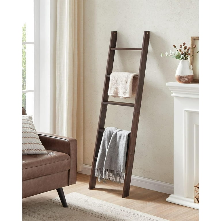 Blanket Ladder Decorative Farmhouse for The Living Room, 5-Tier