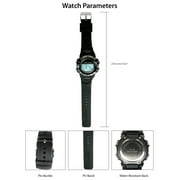 George Mens Solar Digital Wristwatch Plastic Strap
