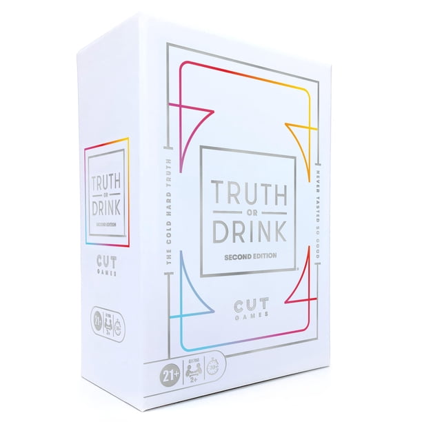 Juego de fiesta Truth or Drink de Cut I 410 preguntas hilarantes