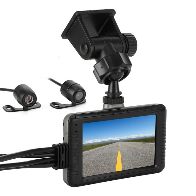 Cámara de tablero Bling Bling para motocicleta DVR 1080P Con lentes gran angular