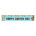 thumbnail image 2 of HongHeng Easter Banner Outdoor Decorations Yard Sign Party Supplies Welcome Backdrop Eggs Bunny Home Decor for Outside Indoor Garden Fence Balcony Porch Tree Front Door Greeting, 2 of 6