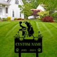 thumbnail image 3 of Handmadetneonsign Coonhound Memorial Metal With Stake, Coonhound Metal Name Sign Stake, Dog Metal Stake Decor 45030, 3 of 5