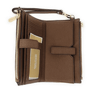 Michael Kors Womens Jet Set Travel Dbl Zip Wristlet No Size (Luggage)