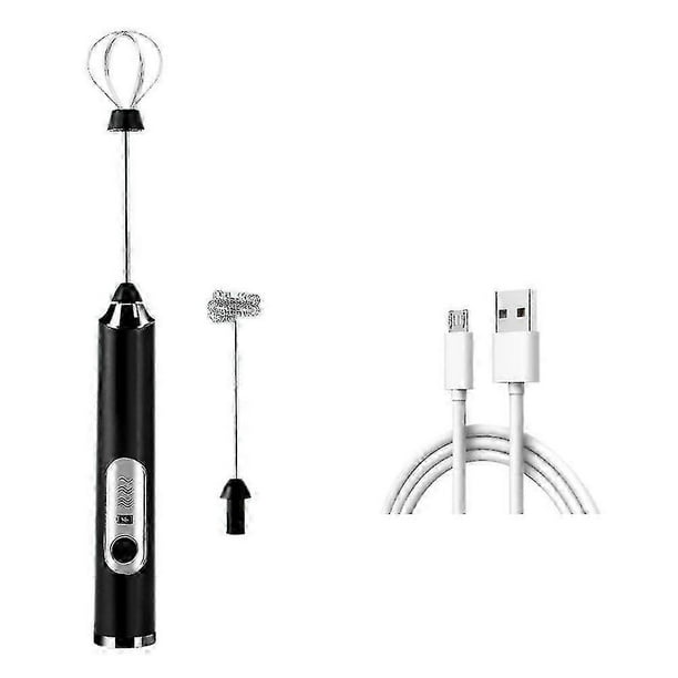 Electric Whisk Handheld Egg Beater Usb Coffee Blender Household Milk Shaker Mixer Foamer Food Blend