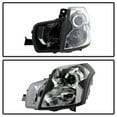 thumbnail image 2 of VIPMOTOZ Chrome Housing OE-Style Projector Headlight Headlamp Assembly For 2003-2007 Cadillac CTS Halogen Model, Driver & Passenger Side, 2 of 6