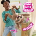 thumbnail image 5 of furReal Snuggles the Smiling Sloth, Interactive Plush Toy with 50+ Sounds & Reactions, Ages 4 and Up, 5 of 7