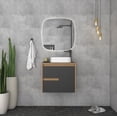 thumbnail image 1 of Mueble de Baño Kyoto Color Negro Con Lavamanos Luna Color Blanco 102450, 1 of 5