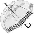 thumbnail image 1 of X-brella - Paraguas Plegable Diseño Diente de Perro (Transparente, Blanco, Negro), 1 of 2