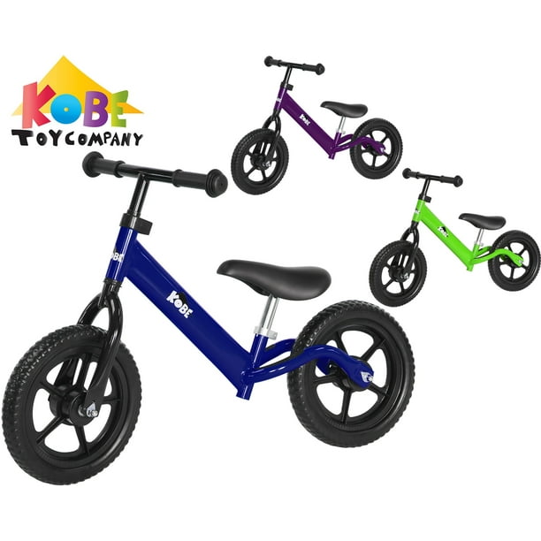 Joyz Mini-Draisienne en Bois, Vélo d'Équilibre Bleu, Vélo d