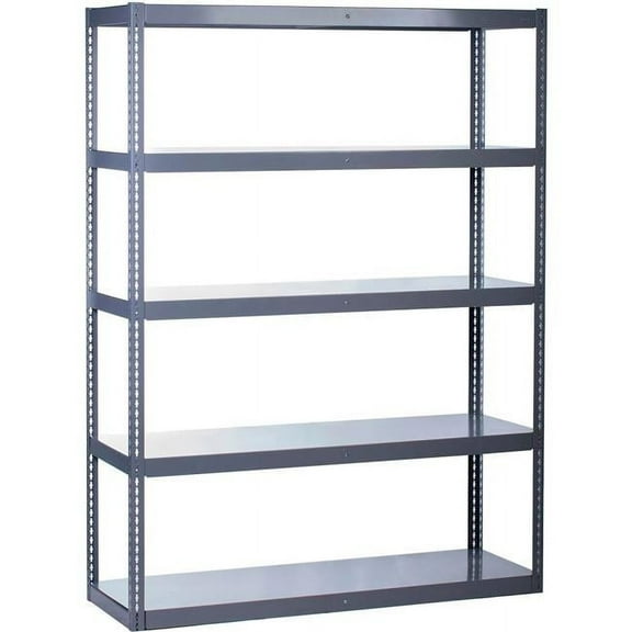 Global Industrial 272146 5 Shelf - High Capacity Boltless Shelving - Steel Deck - Starter - 96 x 36 x 72 in.