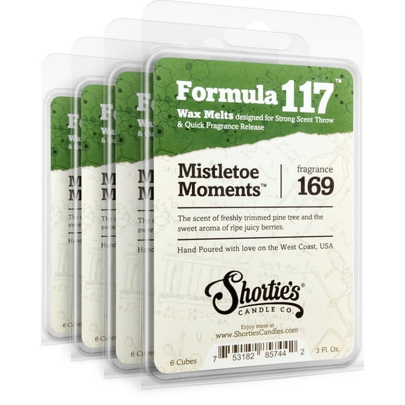 Mistletoe Moments Wax Melts Bulk Pack - Highly Scented   Natural Oils - Shortie's Candle Company