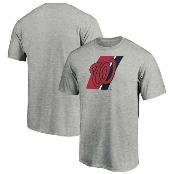 Men's Heathered Gray Washington Nationals Team Prep T-Shirt