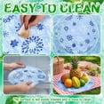 thumbnail image 4 of 2 Pcs Reusable Freezable Ice Mat for Buffet 12 Inch Round Food Cooling Mat Table Chilled Serving Tray Charcuterie Cooler Cooling Pad for Food Cheese Deli Meat Veggie Sushi Picnics Party, 4 of 7