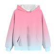 thumbnail image 5 of JUMEYU Cute Baggy Hoodies for Teen Girls Girls Kids Teens Sweatshirts Youth Girls Hoodies and Sweaters Hooded Pullover Tops Size 13-14 (Light Pink,13-14 Years), 5 of 6