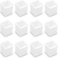thumbnail image 1 of 12 PCS Square Plastic Clear Storage Containers Box, Clear Small Containers Containers Box for Beads, Jewelry, Game Pieces and More (1.58 x 1.58 x 1.85 Inch), 1 of 8
