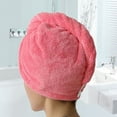 thumbnail image 6 of Women's Microfiber Hair Towel Wrap Absorbent,Fast Drying Hair Turban Soft,No Frizz Hair Wrap Towels for Women Wet Hair,Curly,Longer,Thicker Hair Blue, 6 of 6
