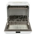thumbnail image 4 of 110V Portable Countertop Dishwashers, Compact Mini 360° Cleaning Dishwasher Machine with Drying Function 4 Washing Program White, 4 of 7