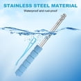 thumbnail image 4 of Uxcell 2-Pack Telescopic Handheld Flagpole, 3.9ft/1.2m Stainless Steel Handheld Portables Extendable Flagpole [Blue], 4 of 7