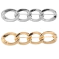 thumbnail image 1 of 2pcs Chain Shaped Silk Scarf Ring Clip T-Shirt Tie Clips Clothing Ring Holder Waist Belt Buckle For Women Girl For Shirt Dress Sweaters Coat Shawl Gol, 1 of 3