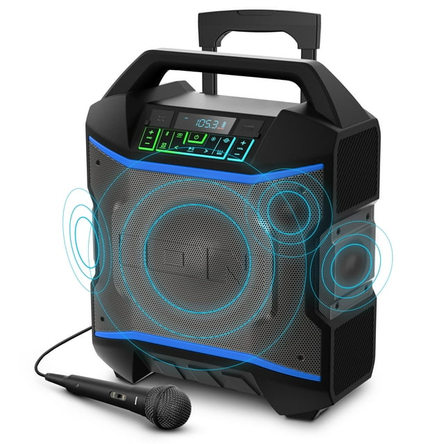 Altavoz portátil Bluetooth para fiestas al aire libre ION Block Rocker