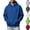 Royal Blue, variant on HAJWOH Mens Hoodies Fall Sweatshirt Hooded Collar Drawstring Pullover With Pockets