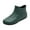 Green, variant on Short Shaft Rain Booties For Men, Men'S Leisure Outdoor Waterproof Ankle Rain Shoes Men's Drawstring Elastic Mouth Rain Shoes Shoes Rubber Shoes Mid Calf Bottom Slip Oil Chef Shoes