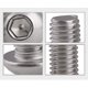 thumbnail image 4 of 100 Uds M2 * 12mm tornillos de cabeza hueca hexagonal tornillos de cabeza hexagonal pernos de Cable de cabeza hueca/acero inoxidable 304, 4 of 5