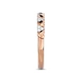 thumbnail image 3 of Diamond 1/10 ct tw Heart Stackable Ring in 10K Rose Gold, 3 of 4