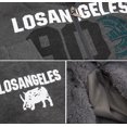 thumbnail image 3 of Boys Los Angeles Athletic Sherpa Lined Fleece Kids Zip Up Hoodie Sweater Jacket (Charcoal, XL (18)), 3 of 3