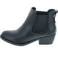 thumbnail image 2 of Soda Women's Chelsea Faux Leather Elastic Side Panel Ankle Boots, 2 of 7