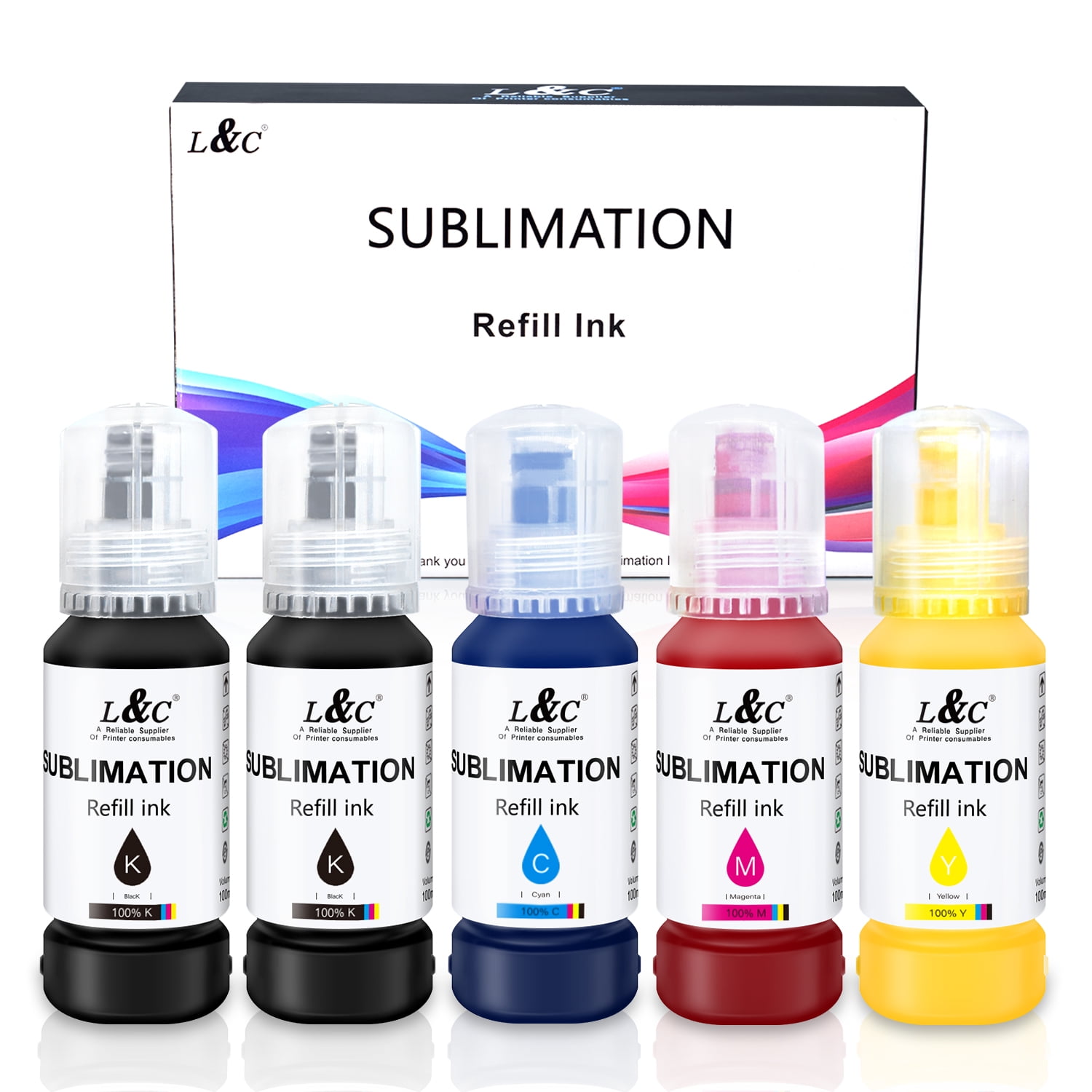 003 Sublimation Ink For ET-2700 ET-2750 L4150 ET-3750 L4160 L6160 L6170  L6176 L6190 L3110 L3150 L5190 EcoTank Printer