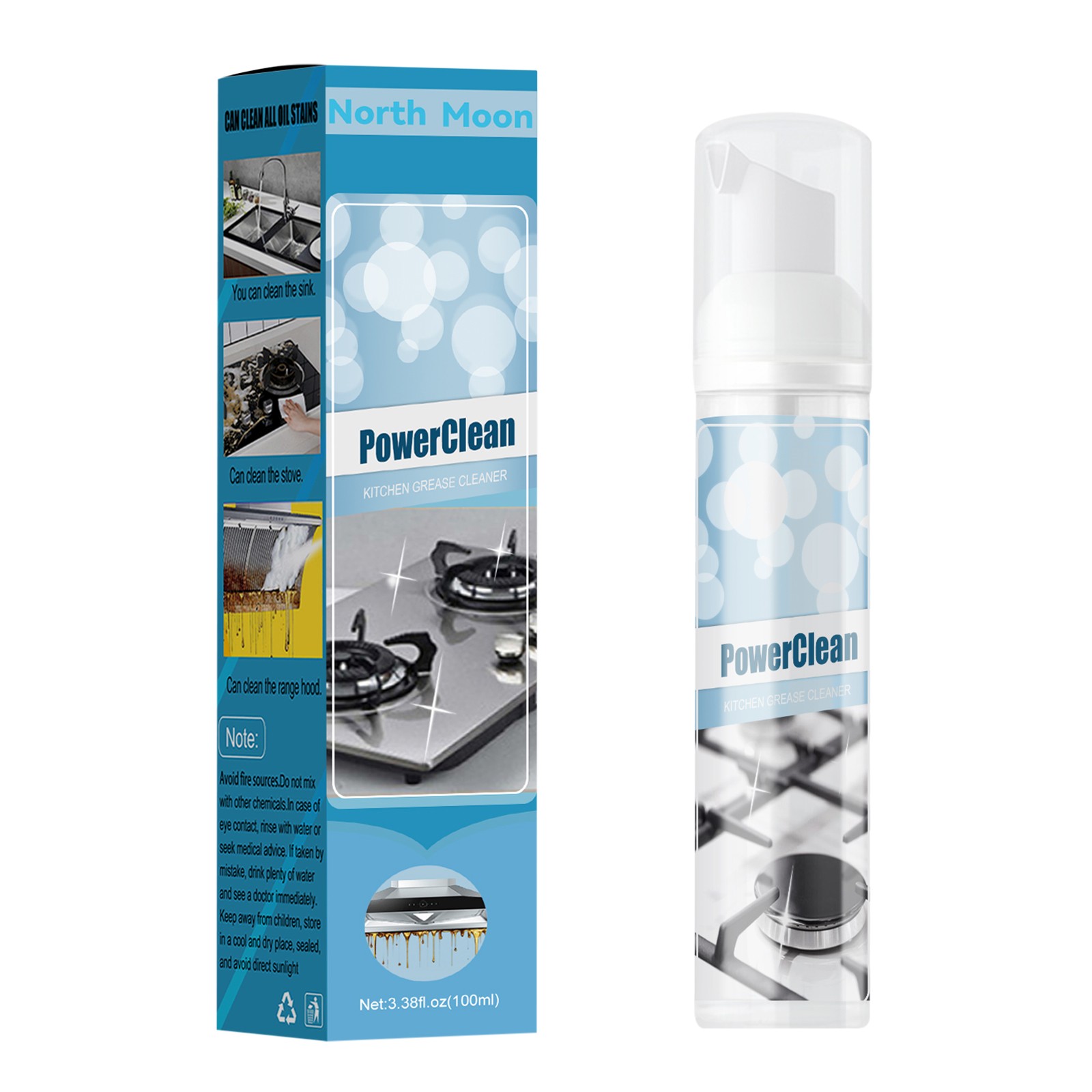 Cleaning Agents Stain Cleaning Heavy Cleaner Kitchen 100ML Degreasing