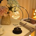 thumbnail image 5 of Modern LED Night Lamp, Dimmable Table Lamp, Adjustable Warm Cool Light, Minimalist Bedroom Decor, For Adults Kids, Energy Efficient, Smart Home Compatible, Glass Plastic Base, Study Reading Light,, 5 of 5
