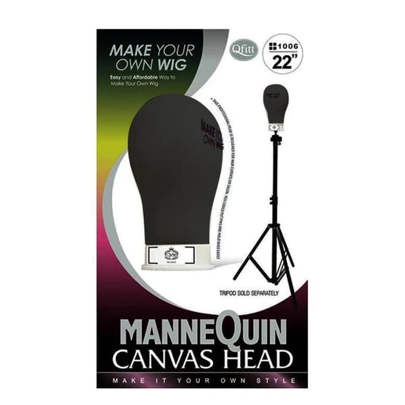 Qfitt Mannequin Canvas Head 22