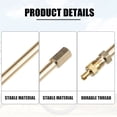 thumbnail image 4 of Unique Bargains 1 Set 4.72" Dually Valve Stem Extenders Straight Dual Tire Valve Extension for Car Truck RV Gold Tone, 4 of 6