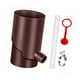 thumbnail image 3 of Desviador de bajante Colector de lluvia para bajantes redondos Desvía el agua hacia la lluvia 8cm, 3 of 9