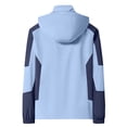 thumbnail image 6 of StSilkitty Men's Rain Jacket Color Block Long Sleeve Full Zip Windbreaker Waterproof Hooded Raincoat with Pockets, 6 of 9