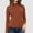 Orange, variant on Women's Sweaters Lightweight Under $10 Casual Round Neck Long Sleeves Solid Color Base Knitted Sweater