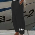 thumbnail image 1 of Simua Loose Fit Line Pants for Women Casual Summer Trousers, 1 of 4