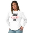 thumbnail image 3 of Tough Mother Motherhood Love Humor Women's Long Sleeve T Shirt Brisco Brands M, 3 of 6