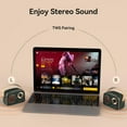 thumbnail image 4 of Oraolo Retro Bluetooth Speakers, Small Wireless Bluetooth Speaker, Vintage Fashion Style, Portable Outdoor Speaker with Powerful Sound, Support Card Port for Bedroom (Green), 4 of 7
