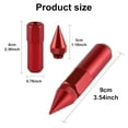 thumbnail image 2 of 20PCS M12X1.5 Wheel Lug Nuts, Cap Spiked Extended Tuner 60mm Aluminum Wheels Rims Lug Nuts (Red), 2 of 5