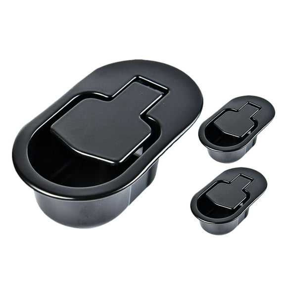 Piezas de repuesto para mangos reclinables de Metal, 3 uds., para sofá y silla, piezas de repuesto para mangos reclinables de aleación de aluminio de alta resistencia, color negro