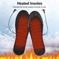 thumbnail image 3 of Heating Shoes Pads Mat, Breathable L Size Heated Insoles Soft Material USB Charging Constant Temperature Portable Waterproof  for Outdoor Sports, 3 of 8