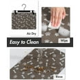 thumbnail image 4 of WEISIPU Pet Feeding Mat Absorbent Dog Food Mat Quick Dry Dog Placemat Puppy Water Bowl Mat Pet Supplies, 4 of 7