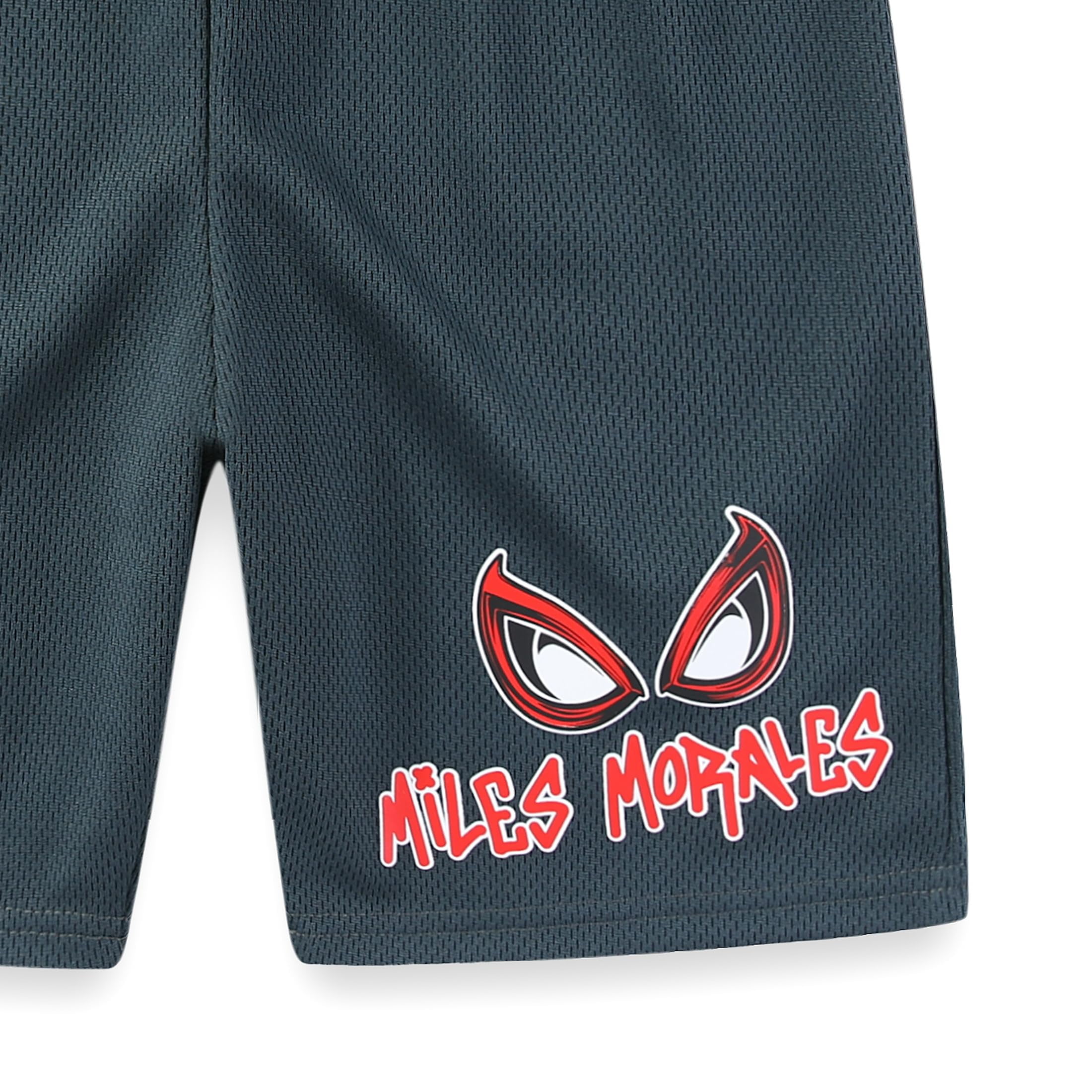 Marvel Spider-Man Miles Morales Short Sleeve Hooded T-Shirt and Short (Boys), 2 Piece Set, Sizes 4-12