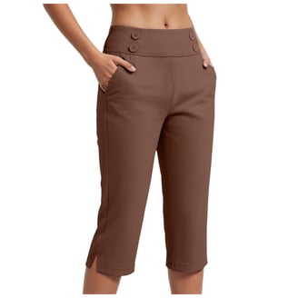 brown dress capris Giorgie Belted Capri Pant | Chocolate | Womens Please Order goods happily and securely SOMEONE ASKED Q RQYYD Capri Pants for Women
